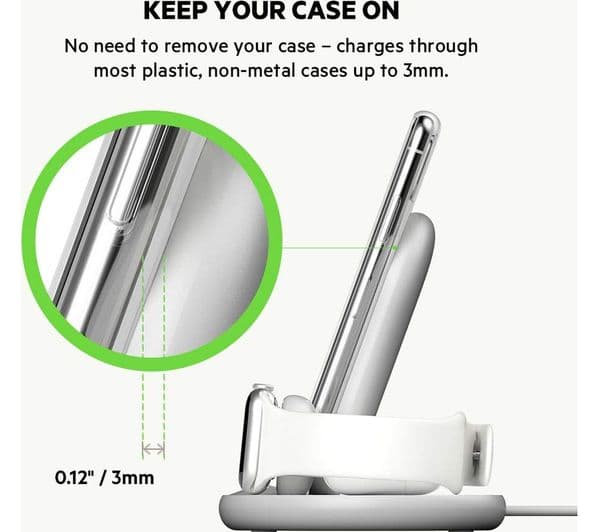 BELKIN Wiz001myWH 3-in-1 Apple Wireless Charger - Image 2