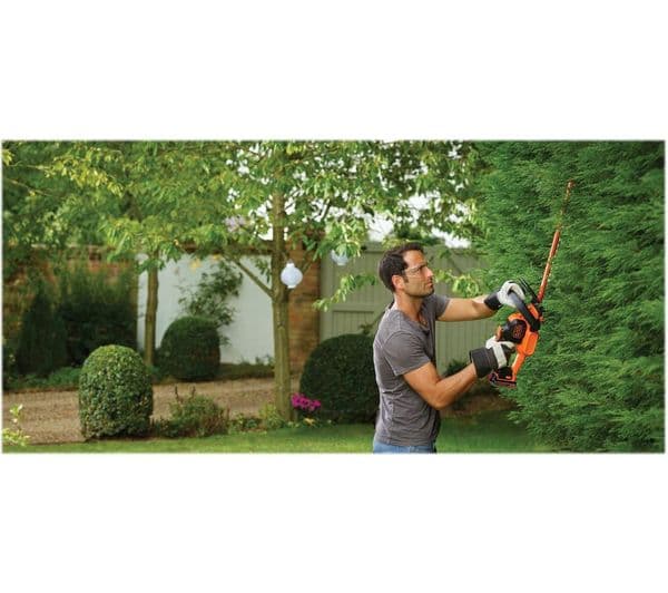 BLACK + DECKER Strimmer GTC18452PC Cordless Hedge Trimmer with 1 Battery - Image 4