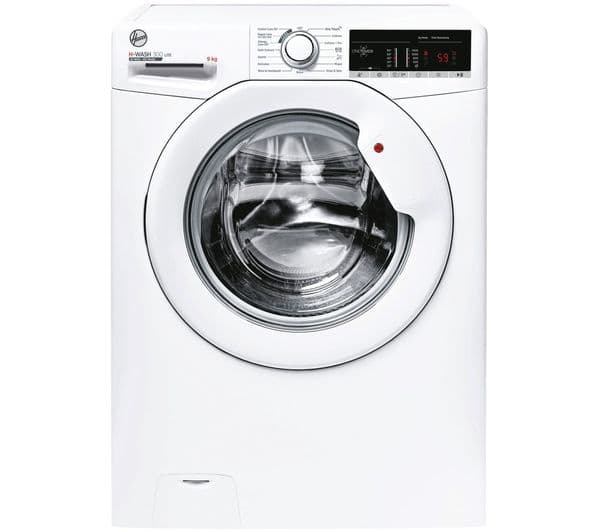HOOVER H-WASH 300 LITE H3W 49TA4/1-80 NFC 9 kg 1400 Spin Washing Machine - White - Image 1