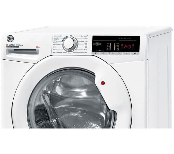 HOOVER H-WASH 300 LITE H3W 49TA4/1-80 NFC 9 kg 1400 Spin Washing Machine - White - Image 4