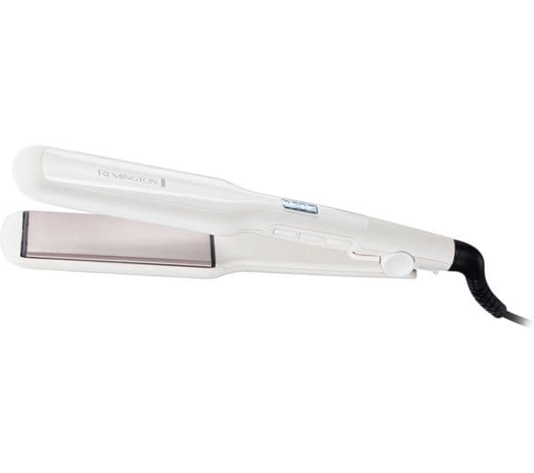 REMINGTON Pro Ceramic S5527 Extra Wide Hair Straightener - White - Image 1