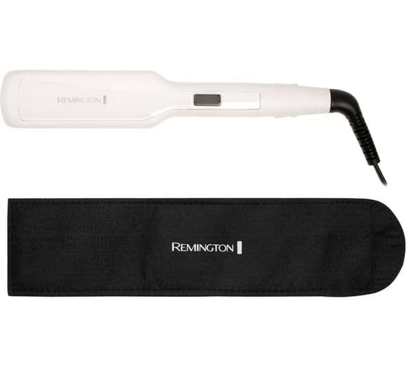REMINGTON Pro Ceramic S5527 Extra Wide Hair Straightener - White - Image 2