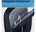 HP 15.6" Laptop Backpack Black Grey thumbnail 6