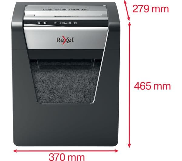 REXEL Momentum X415 Cross Cut Paper Shredder - Image 3