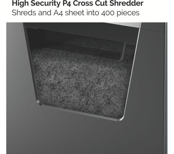 REXEL Momentum X415 Cross Cut Paper Shredder - Image 5