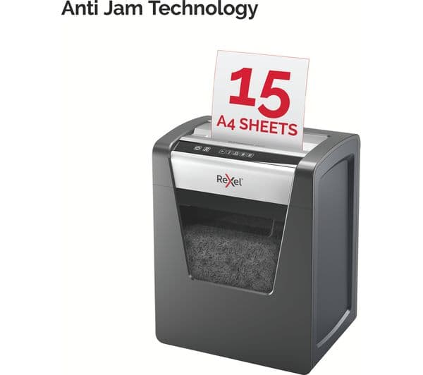 REXEL Momentum X415 Cross Cut Paper Shredder - Image 8