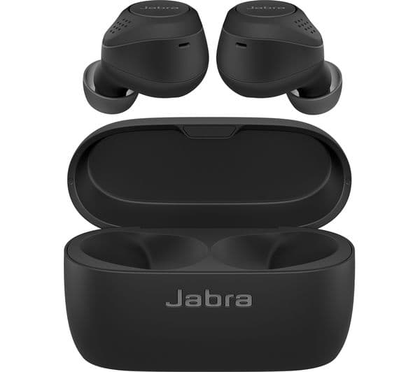 JABRA Elite 75t Wireless Bluetooth Noise-Cancelling Earbuds - Black - Image 4