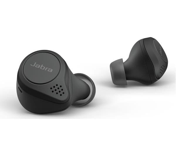 JABRA Elite 75t Wireless Bluetooth Noise-Cancelling Earbuds - Black - Image 5