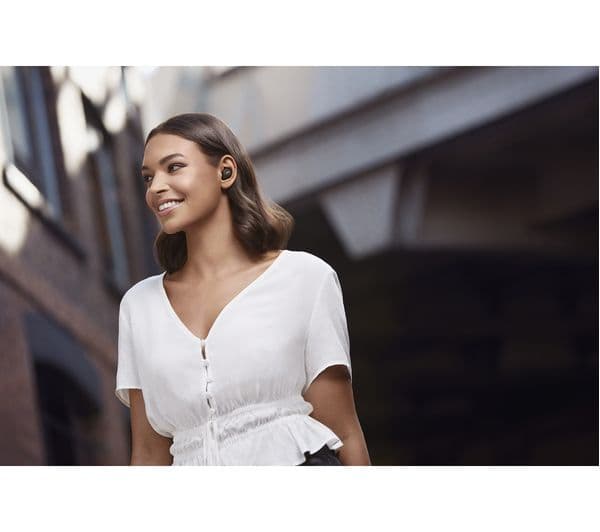 JABRA Elite 75t Wireless Bluetooth Noise-Cancelling Earbuds - Black - Image 7