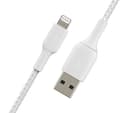Belkin Braided Lightning to USB-A Cable 0.15m White thumbnail 2