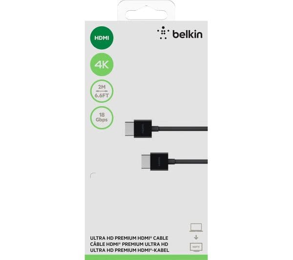 BELKIN HDMI Cable 2m Black - Image 2