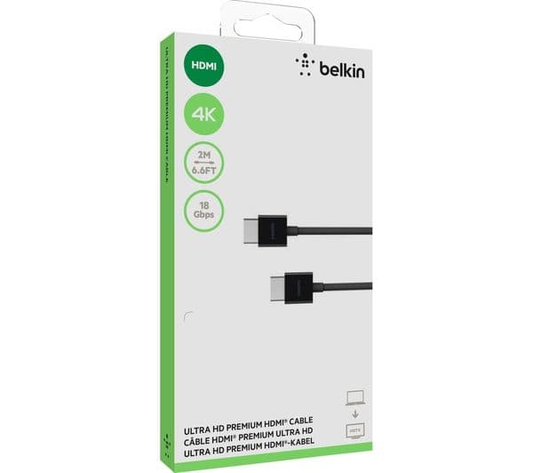 BELKIN HDMI Cable 2m Black - Image 3