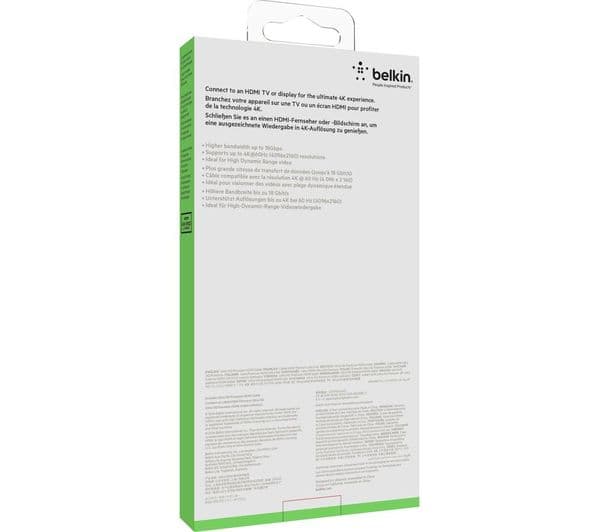 BELKIN HDMI Cable 2m Black - Image 4