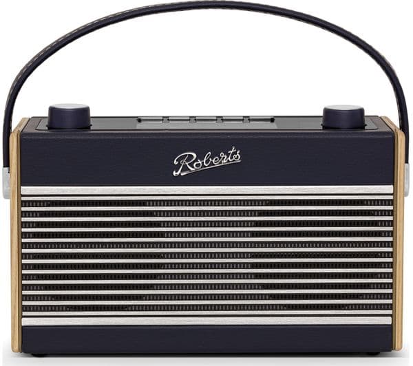 ROBERTS Rambler BT Portable DAB+/FM Retro Bluetooth Radio - Navy Blue - Image 1