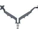 Leitz Ergo Dual Arm Monitor Mount Grey thumbnail 1