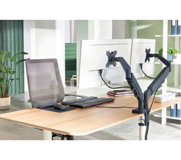 Leitz Ergo Dual Arm Monitor Mount Grey - Image 8