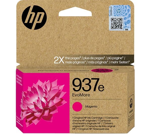 HP 937e EvoMore Magenta Ink Cartridge - Image 1