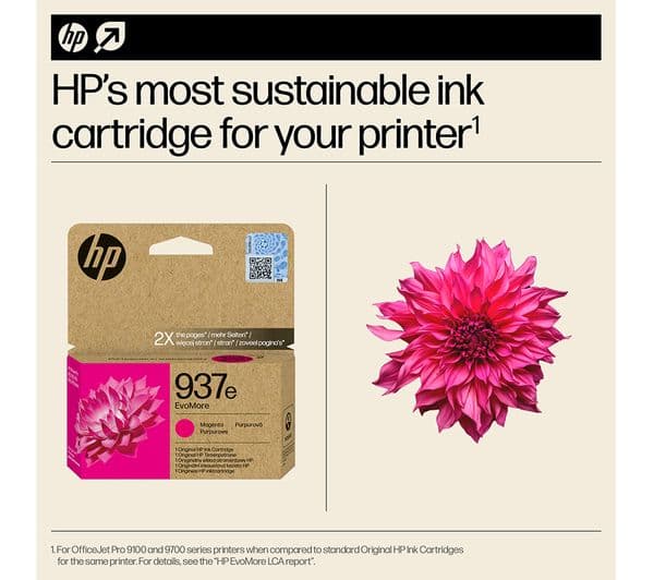HP 937e EvoMore Magenta Ink Cartridge - Image 2
