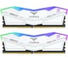 TEAMGROUP T-FORCE DELTA RGB 32 GB 8000 MHz DDR5 Memory Kit - 16 GB x 2, White