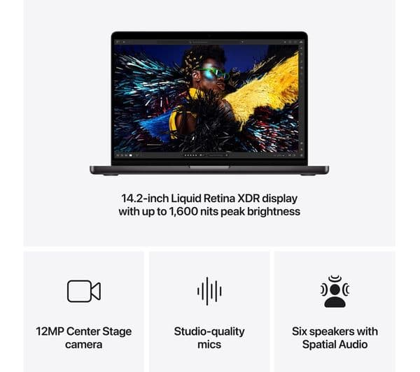 APPLE MacBook Pro 14" (2024) - M4, 1 TB SSD, Space Black - Image 6