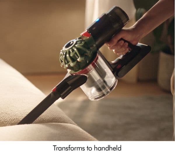DYSON V8 Cyclone Cordless Bagless Vacuum Cleaner - Black & Green - Image 4