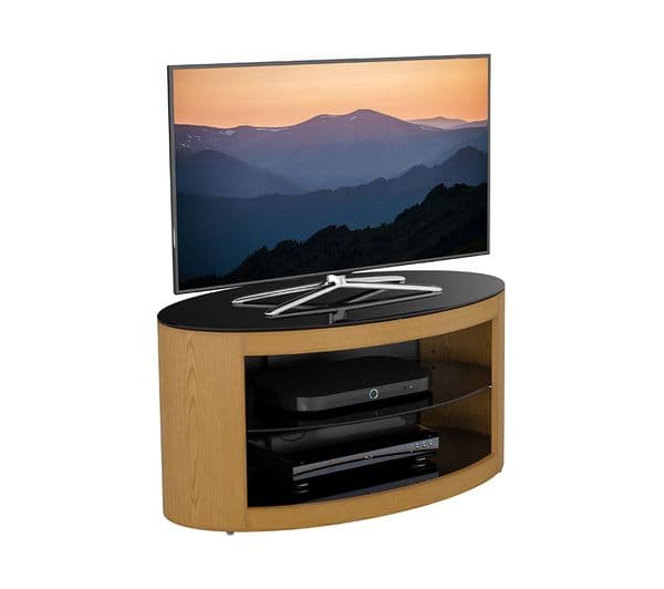 AVF Buckingham 800 mm TV Stand for up to 40" TVs - Oak - Image 2