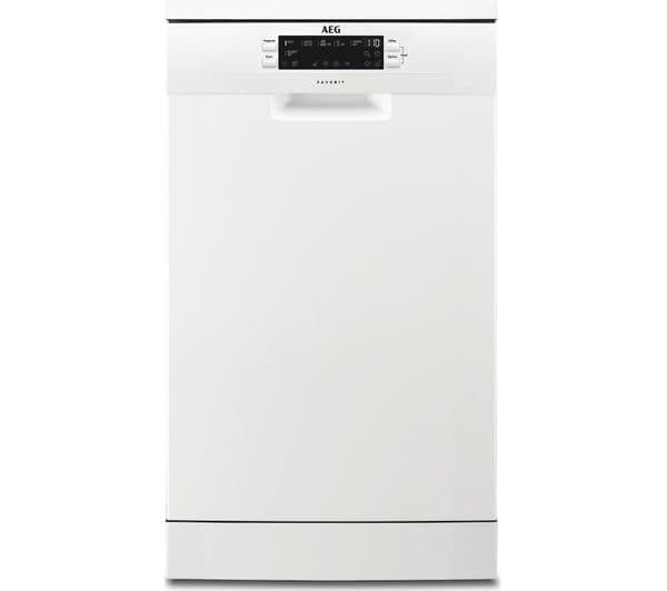 AEG FFB62400PW Slimline Dishwasher - White - Image 1