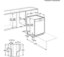 AEG FFB62400PW Slimline Dishwasher - White thumbnail 2