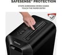 FELLOWES Powershred LX65 Cross Cut Paper Shredder - Black thumbnail 4