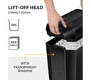 FELLOWES Powershred LX65 Cross Cut Paper Shredder - Black thumbnail 6