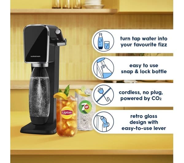 SODASTREAM Art Sparkling Water Maker - Black - Image 2