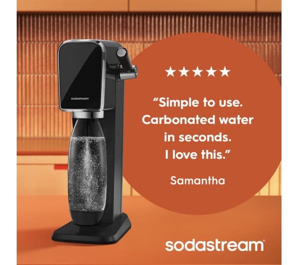 SODASTREAM Art Sparkling Water Maker - Black - Image 4