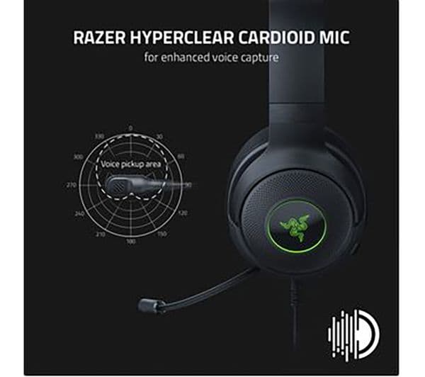Razer Kraken V3 X Headphones Black - Image 2