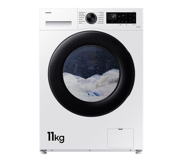 SAMSUNG Series 5 SpaceMax WW11DG5B25AEEU WiFi-enabled 11 kg 1400 Spin Washing Machine - White - Image 1