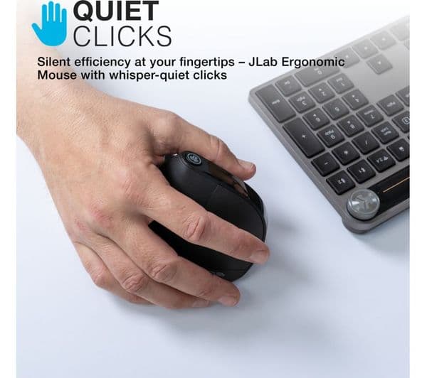 JLAB Jbuds Ergonomic Wireless Mouse Black - Image 6