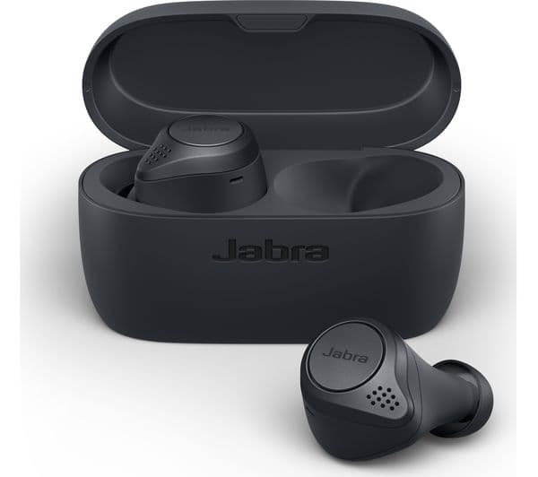 JABRA Elite Active 75T Wireless Bluetooth Noise-Cancelling Earbuds - Grey - Image 4