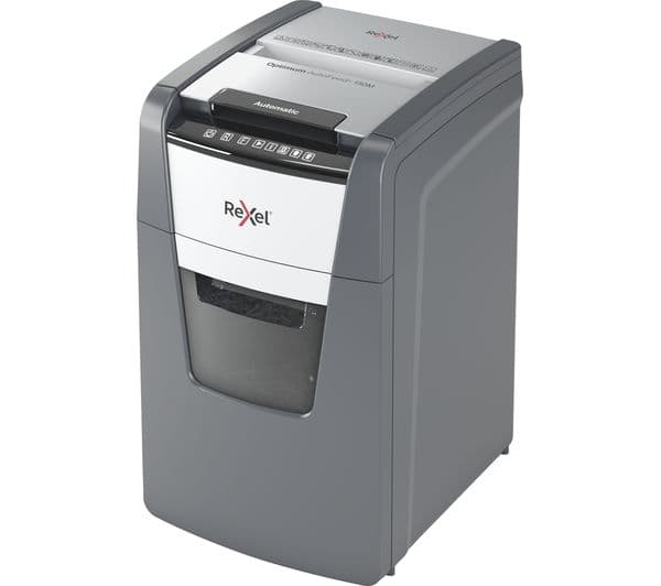 REXEL Optimum AutoFeed+ 150M Micro Cut Paper Shredder - Image 1