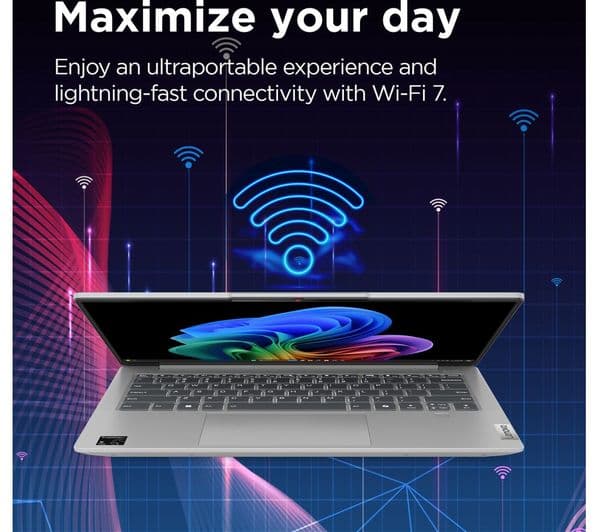 LENOVO IdeaPad Slim 5 14" Laptop, Copilot+ PC - Snapdragon X Plus, 512 GB SSD, Abyss Blue - Image 6