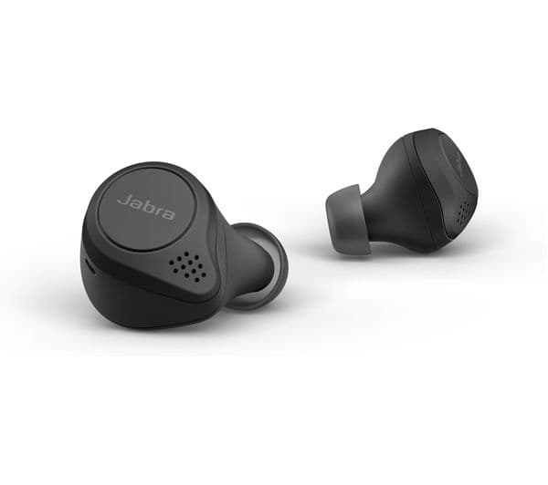 JABRA Elite 75T Wireless Charging Enabled Wireless Bluetooth Earphones - Black - Image 2