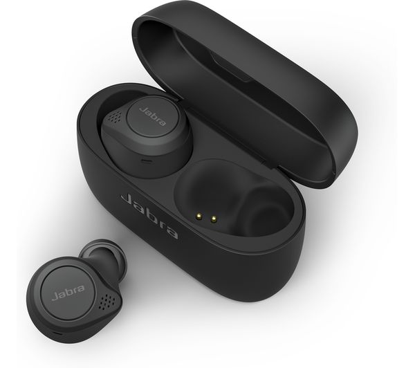 JABRA Elite 75T Wireless Charging Enabled Wireless Bluetooth Earphones - Black - Image 5