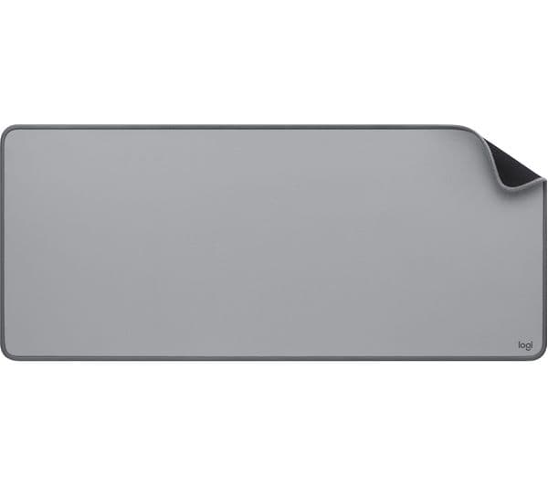 Logitech Desk Mat - Studio Series, Multifunctional Large Desk - Grey - Image 1