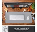 Logitech Desk Mat - Studio Series, Multifunctional Large Desk - Grey thumbnail 2