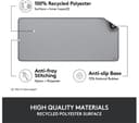 Logitech Desk Mat - Studio Series, Multifunctional Large Desk - Grey thumbnail 3