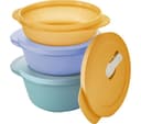 TUPPERWARE 3-piece Medium Bowl Set - Green, Blue, Orange thumbnail 4