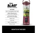 Ninja Blast BC151UKCR Cordless Blender - Cranberry thumbnail 10