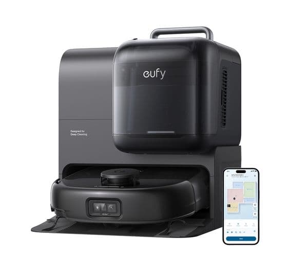 EUFY Omni E28 Robot Vacuum & Mop with All-in-One Station & Portable Deep Cleaner - Black - Image 3