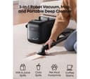 EUFY Omni E28 Robot Vacuum & Mop with All-in-One Station & Portable Deep Cleaner - Black thumbnail 5