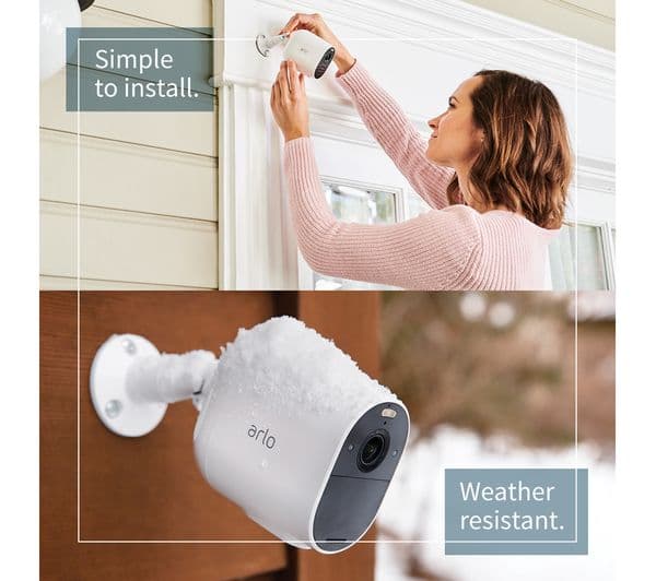ARLO Essential Spotlight VMC2330B-100EUS Full HD WiFi Security Camera - Black, Pack of 3 - Image 4