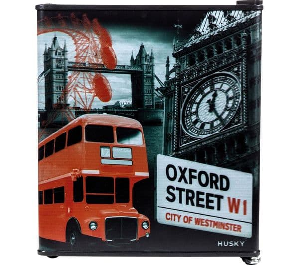 HUSKY London HUS-EL195 Mini Fridge - Black - Image 2