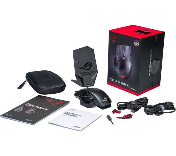 ASUS ROG Spatha X RGB Wireless Optical Gaming Mouse - Image 8